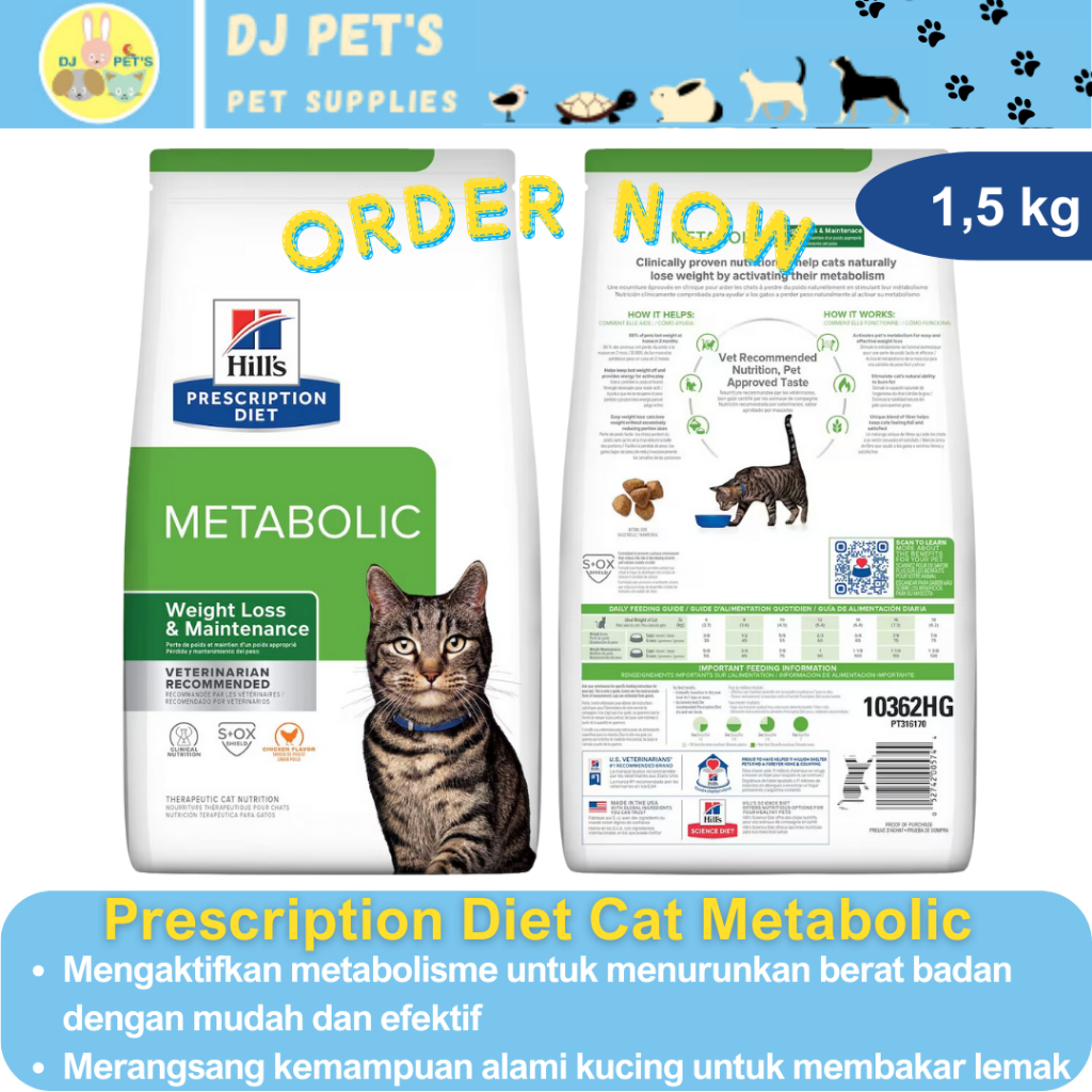 Jual Hill's Science Diet Prescription Cat Metabolic Weight Loss