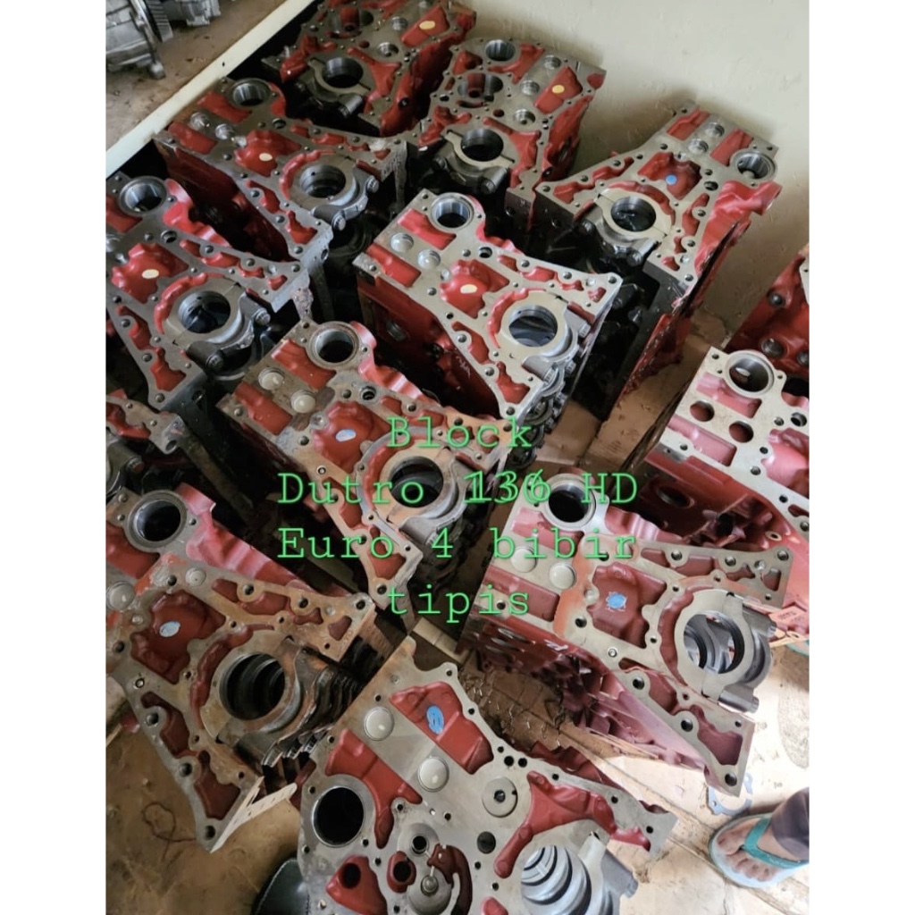 Jual CYLINDER BLOCK BLOK MESIN HINO DUTRO 130 HD W04D 11401-E0313 ...