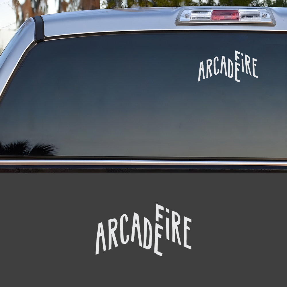 Jual Stiker Kaca Mobil Band Musik Arcade Fire Car Decal Sticker ...