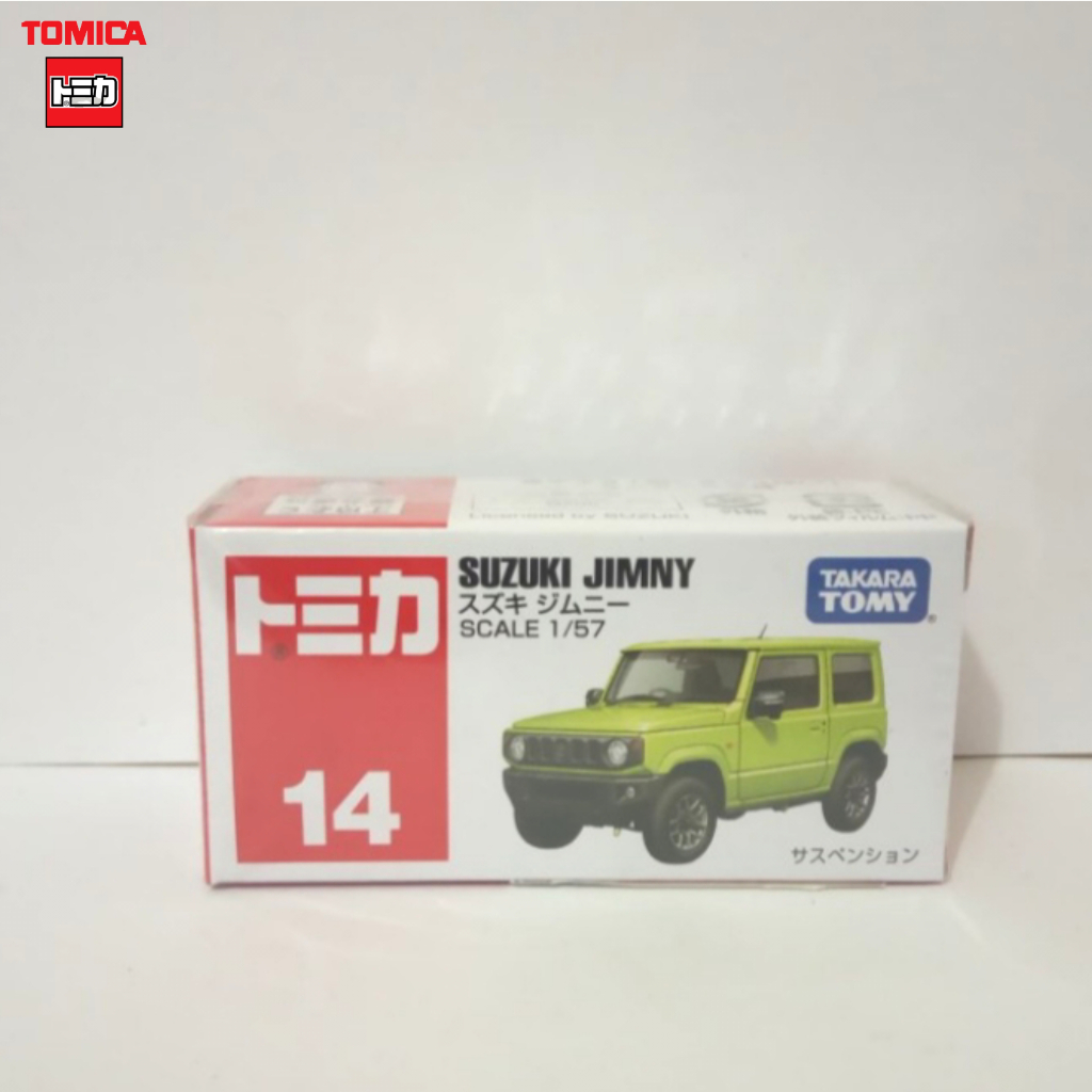 Jual Tomica reguler No 14 Suzuki Jimny hijau Takara Tomy Miniatur Mobil