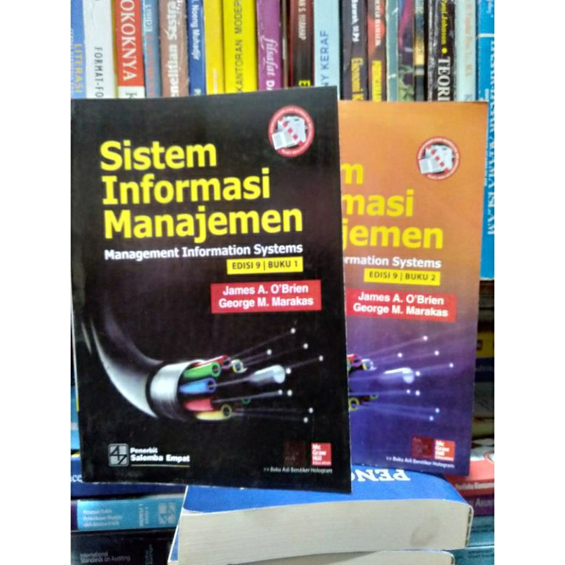 Jual Sistem Informasi Manajemen Edisi 9 Buku 1-2 by James Obrien ...