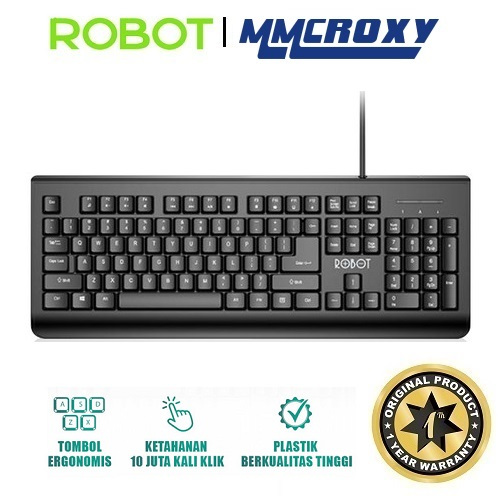 Jual Robot RK20 Keyboard Mini Office Wired Keyboard USB | Shopee Indonesia