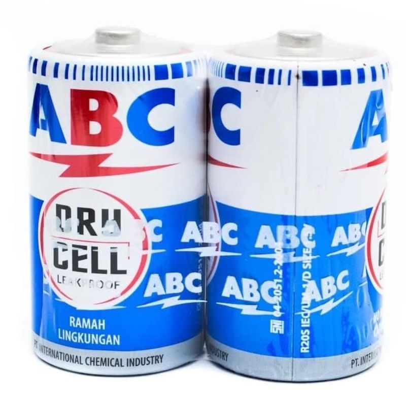 Jual BATERAI ABC SEDANG/TANGGUNG R14C 1,5 V 1 SET ISI 2 PCS | Shopee ...