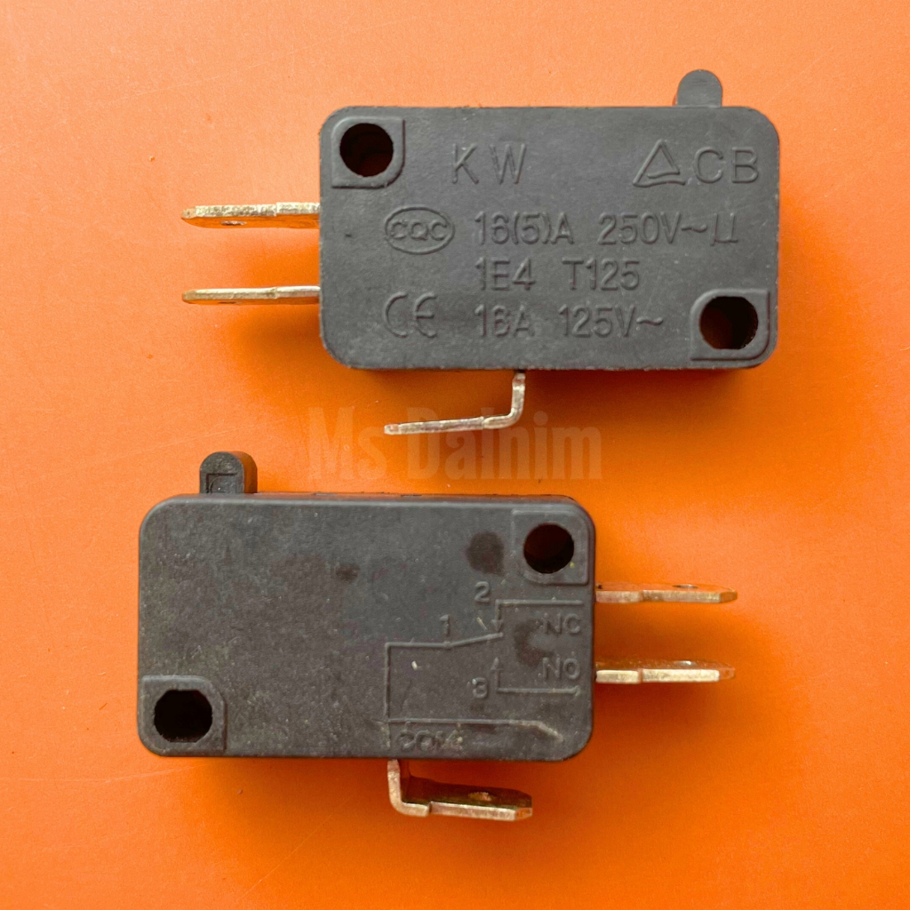 Jual Micro Switch Magic Com Soket Kaki 3 Pin Micro Limit Switch