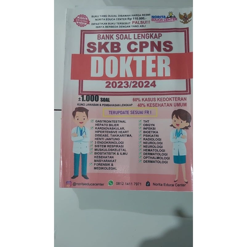 Jual Buku SKB CPNS DOKTER 2024 | Shopee Indonesia