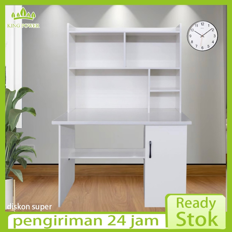 Jual Rak Buku Meja All-in-one Meja Dengan Rak Buku Meja Komputer ...