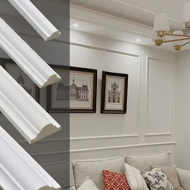 Jual Lis List Border Profil Wall Moulding/Molding Panel PVC Dekorasi ...