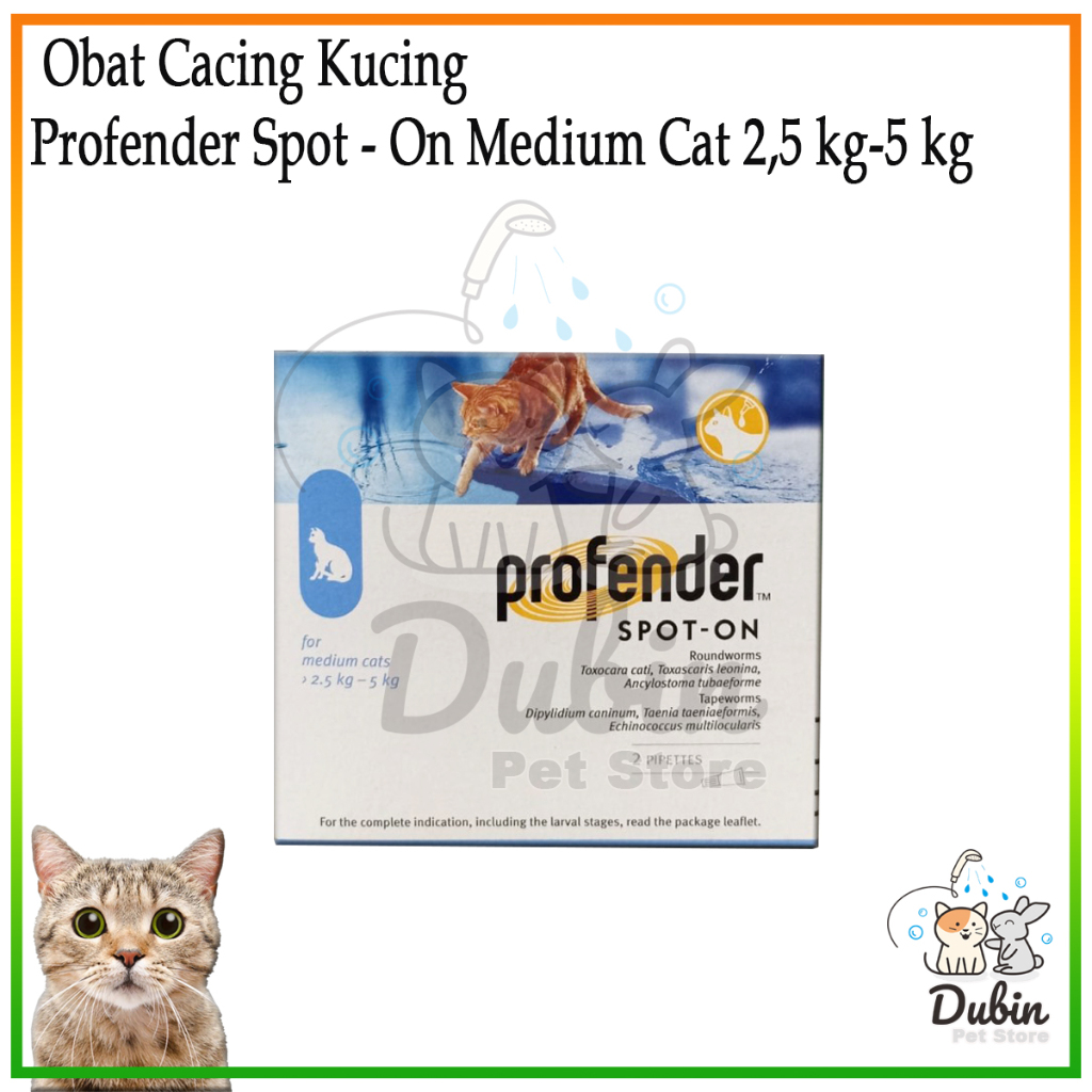 Jual Profender Spot On for medium cat 2.5-5kg - ovat cacing tetes ...