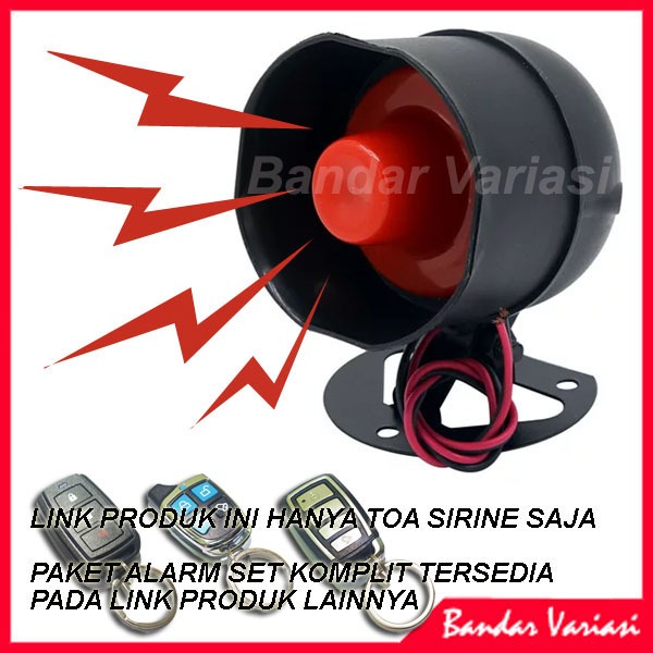 Jual Toa Sirine Alarm Mobil 6 Suara Speaker Klakson Universal | Shopee ...