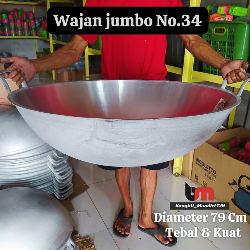 Jual Kuali JUMBO spesial Bintang satu No. 34 Kuali Penggorengan ...