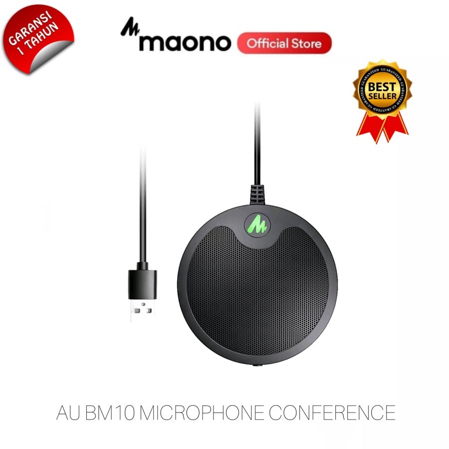 Jual Maono AU-BM10 USB Conference Microphone Metal Boundary Desktop Mic ...