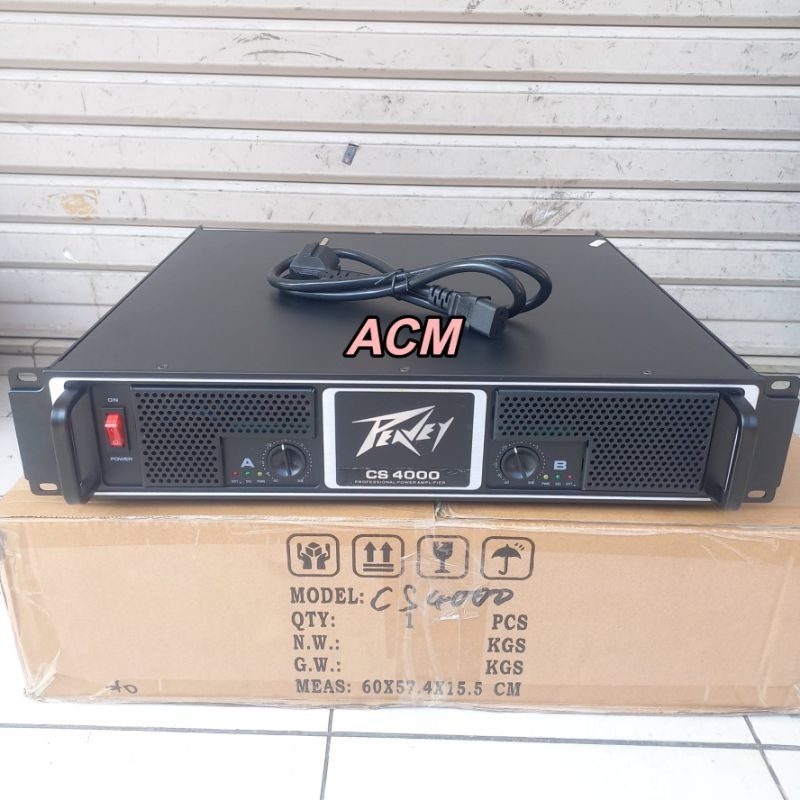 Jual POWER AMPLIFIER PEAVEY CS4000 ORIGINAL CS 4000 | Shopee Indonesia