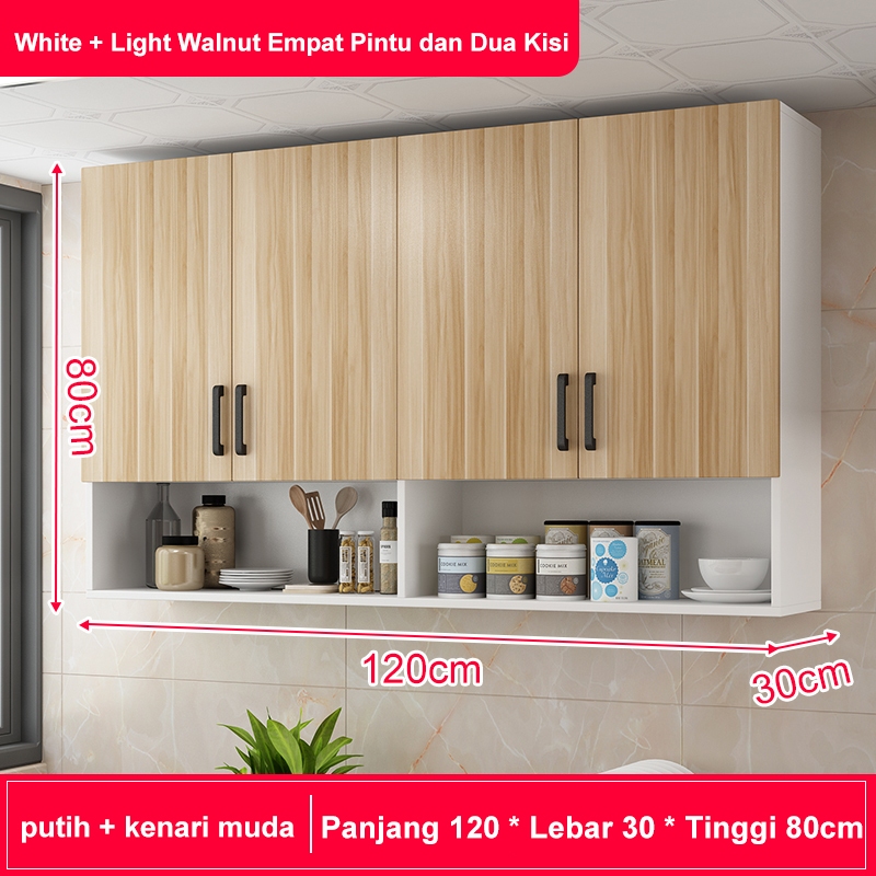 Jual Kitchen Set Atas 4 Pintu Lemari Dapur Gantung Minimalis Kabinet Atas Dapur Kabinet Dapur