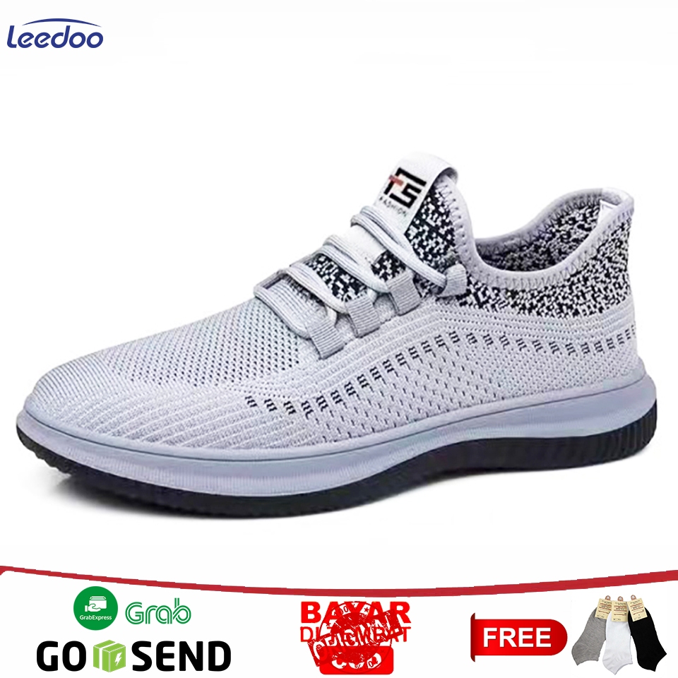Jual Leedoo Sepatu Ket Cowok Sneakers Pria Casual Sepatu Olahraga