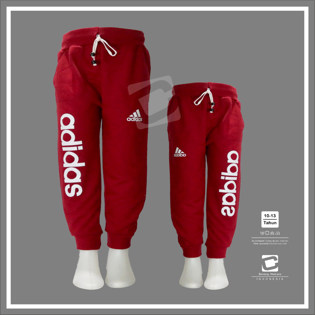 Jogger Anak 5 13 Tahun SABLON PREMIUM ADIDAS Tanggung Remaja