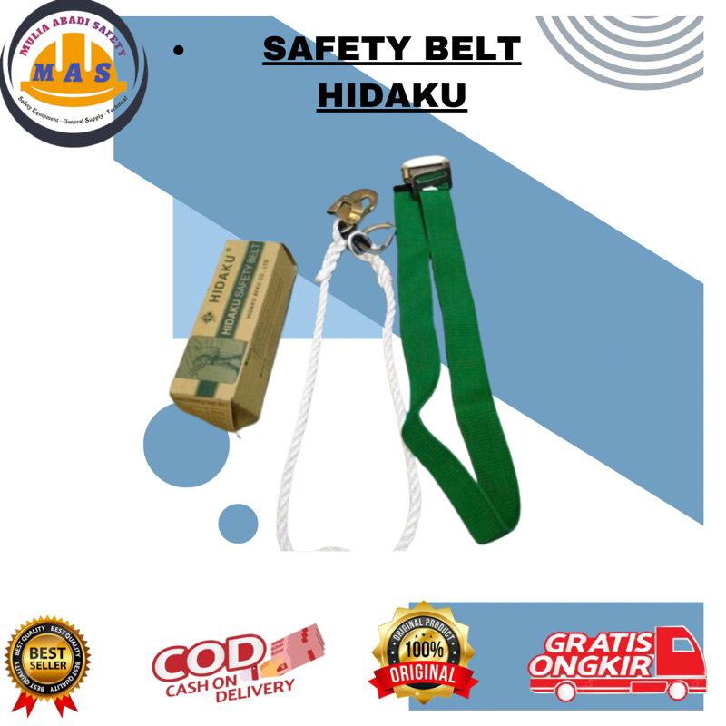 Jual Safety Belt HIDAKU / Alat Keselamatan Kerja / Safety Belt Proyek