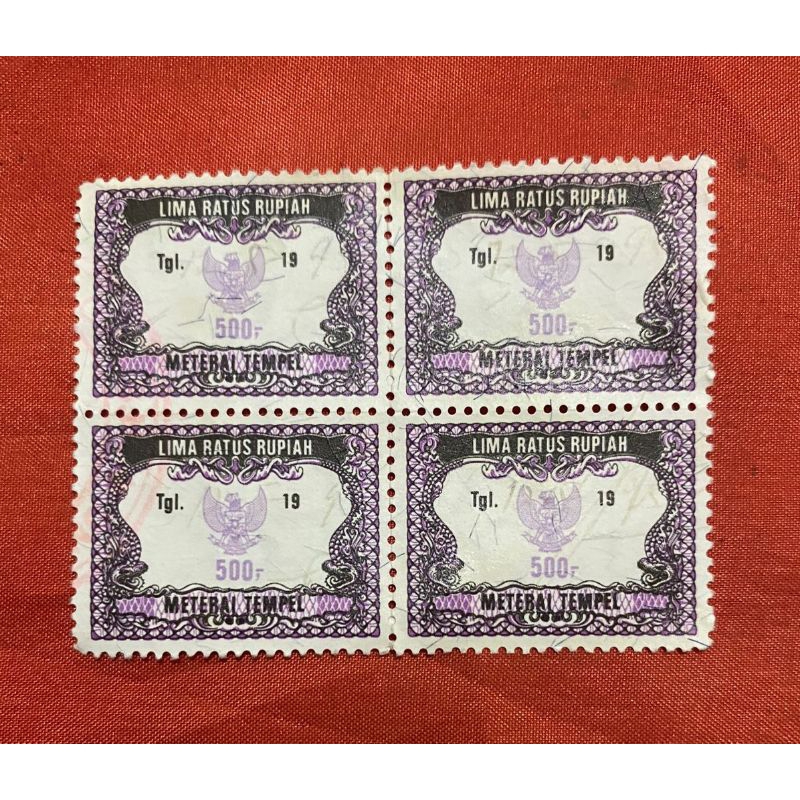 Jual materai 500 rupiah tahun 1991-1995 asli | Shopee Indonesia