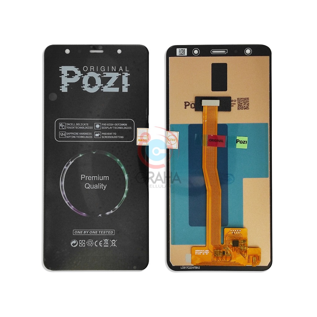 LCD SAMSUNG A7 2018 A750 ORI POZI FULLSET TOUCHSCREEN