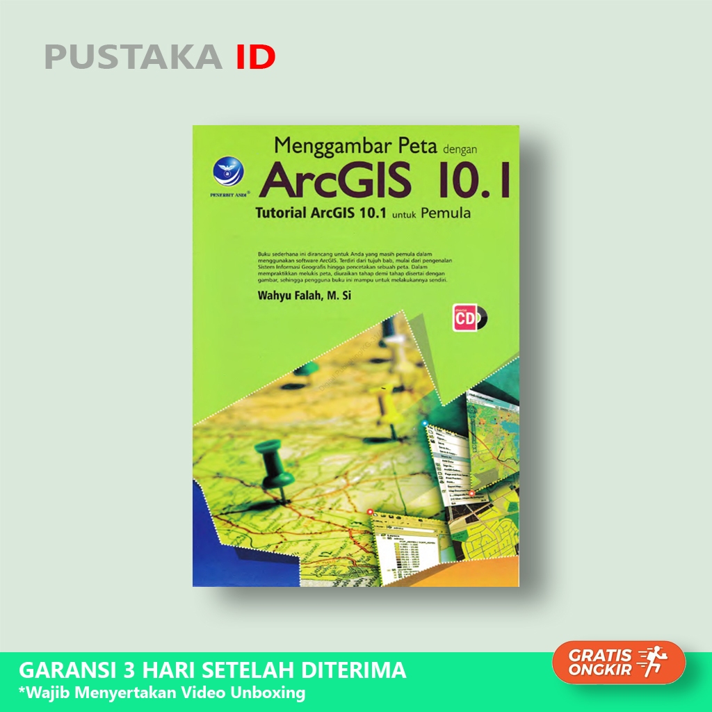 Jual Buku Menggambar Peta Dengan ArcGIS 10.1, Tutorial ArcGIS Untuk ...