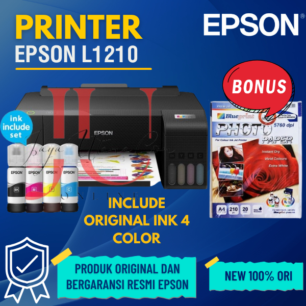 Jual Epson Printer L1210 Pengganti Epson L1110 Print Only Shopee Indonesia 1504