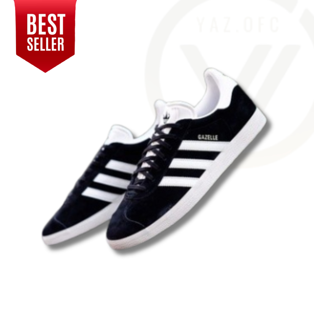 Jual ADIDAS GAZELLE BLACK WHITE ORIGINAL | Shopee Indonesia