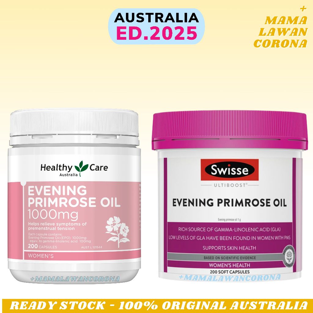 Jual Healthy Care Evening Primrose Oil 200 Capsules 1000mg 1000 mg