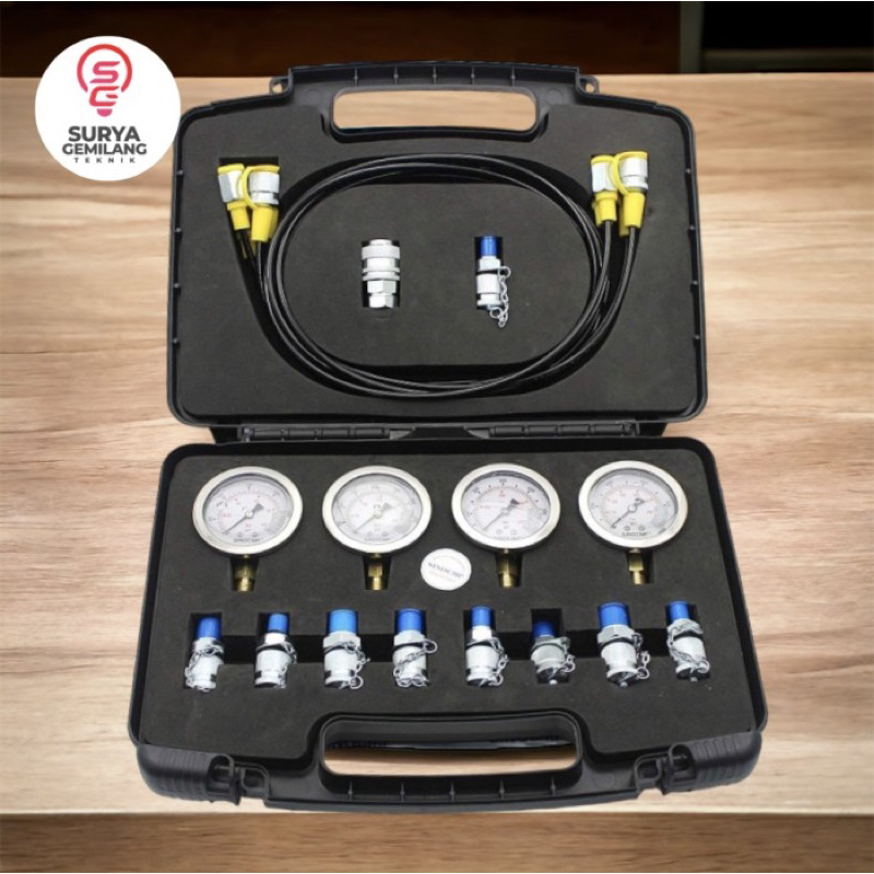 Jual Hydraulic Pressure Gauge BENTLIX Excavator Tester Hydraullic Test