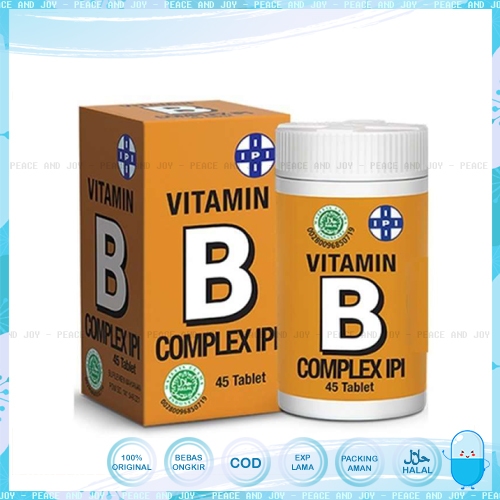 Jual VITAMIN B COMPLEX IPI ISI 45 TABLET | Shopee Indonesia