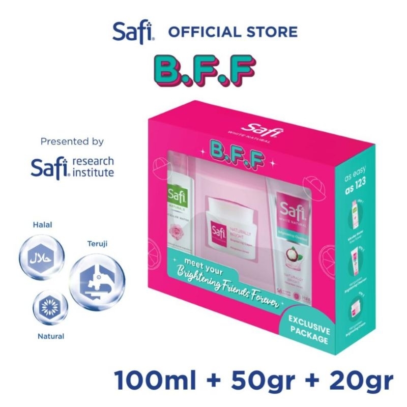 Jual Safi Brightening Friend Forever SET/White Natural Mangosteen/Paket ...