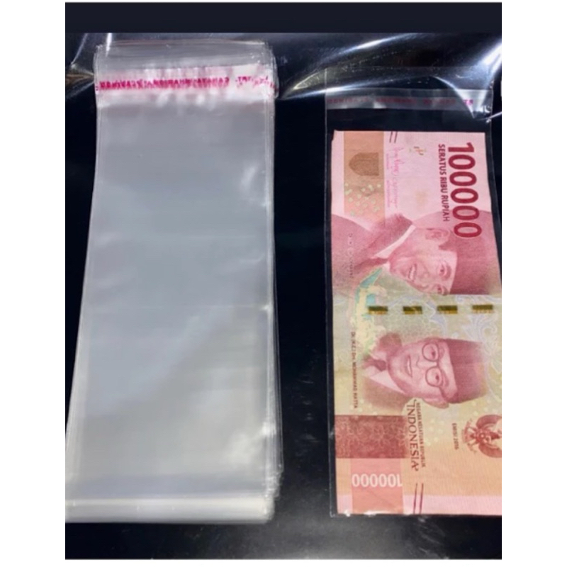 Jual Plastik Uang - Plastik Opp Uang 100 Lembar | Shopee Indonesia