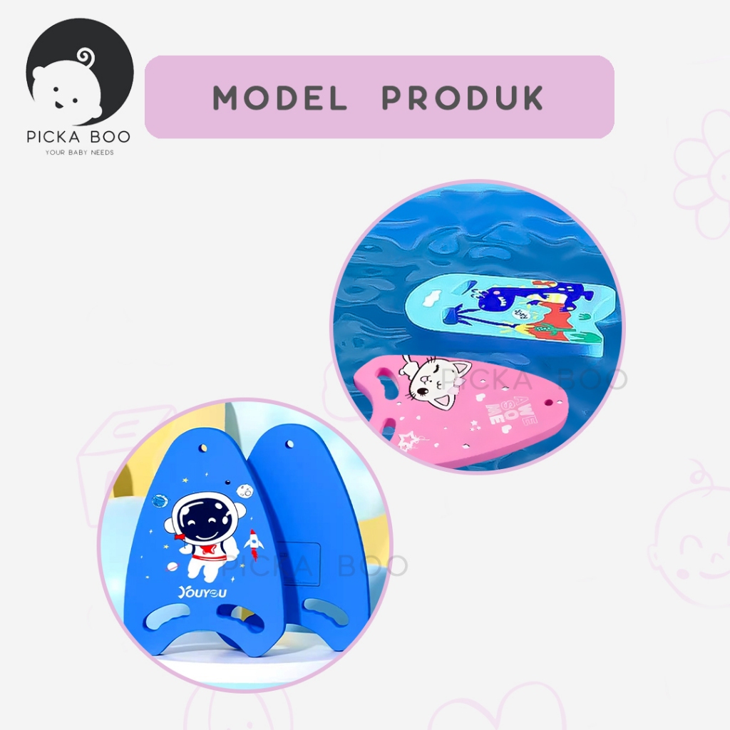 Jual PICKA BOO Papan Pelampung Renang Anak Bahan Busa EVA Ban Swimming ...
