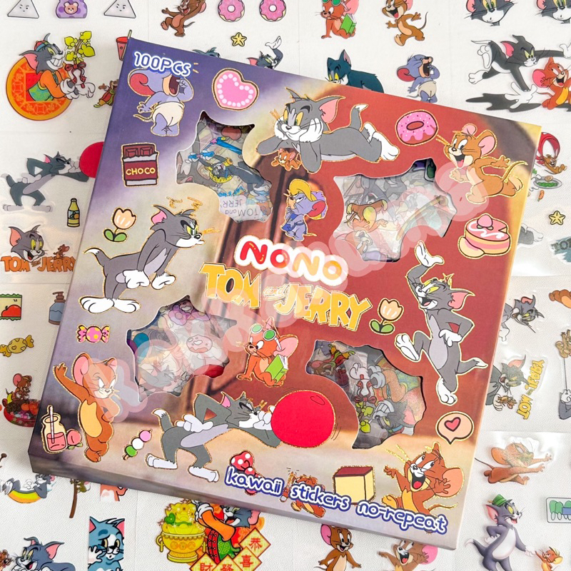 Jual ( KKM ) TOM & JERRY / TOM N JERRY Sticker Box NONO / MOMO 2D ...