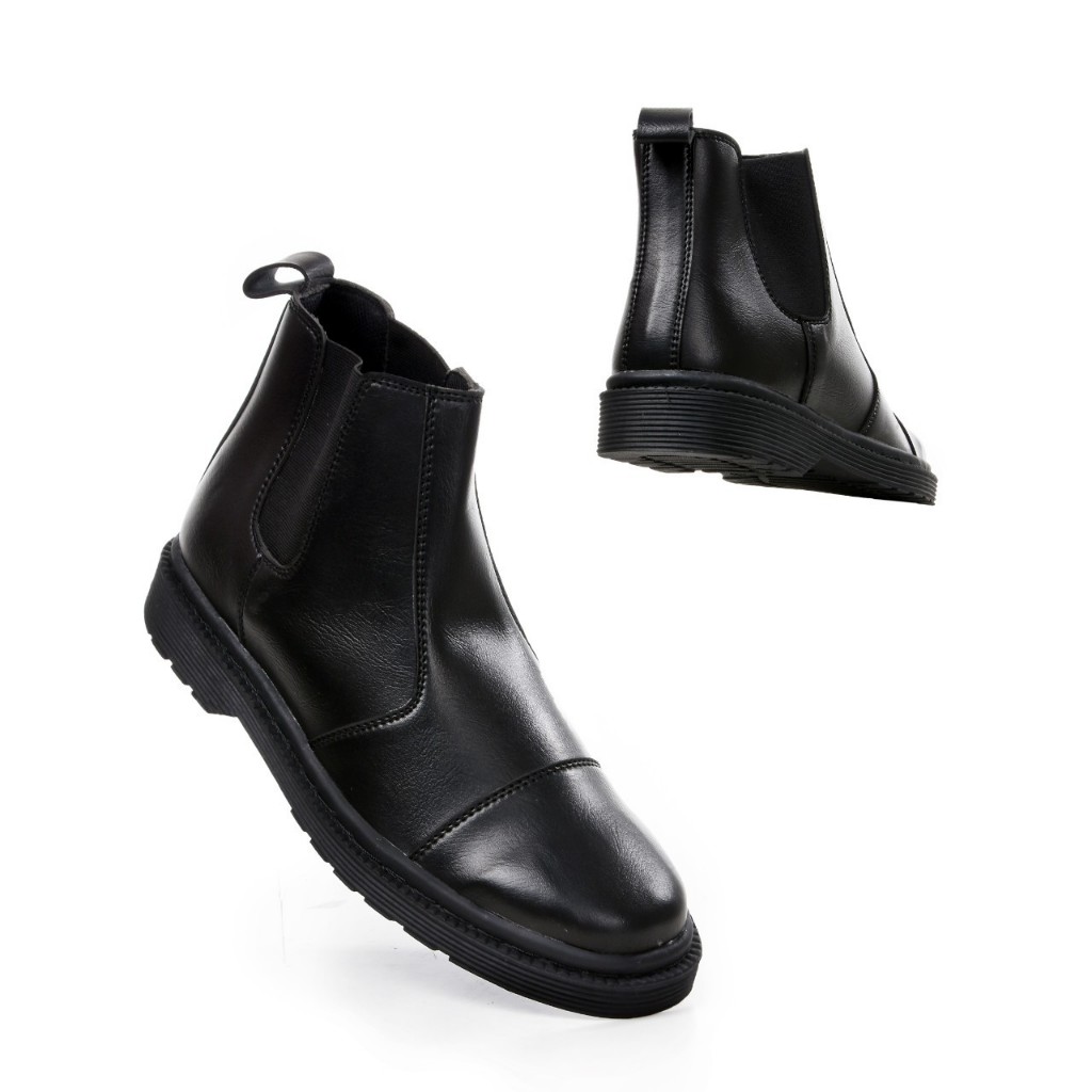 Jual Sepatu WANFAR INTERO 2 Black Original Chelsea Boots Pria Docmart ...