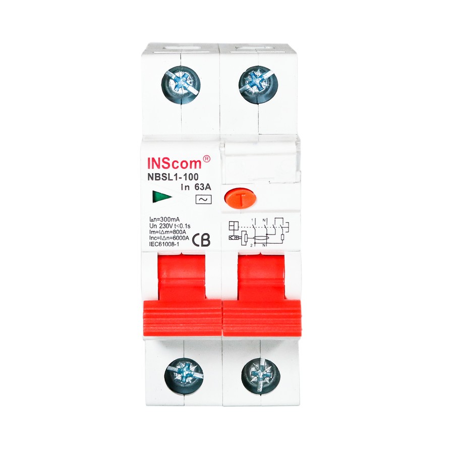 Jual ELCB / RCCB BF62 2P 40A INSCOM / ANTI KESETRUM & ANTI KONTAK ...