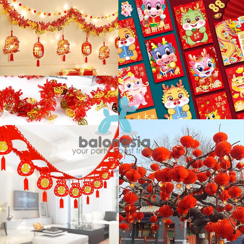 Jual Dekorasi Tahun Naga Imlek / Chinese New Year / Hiasan Gantung