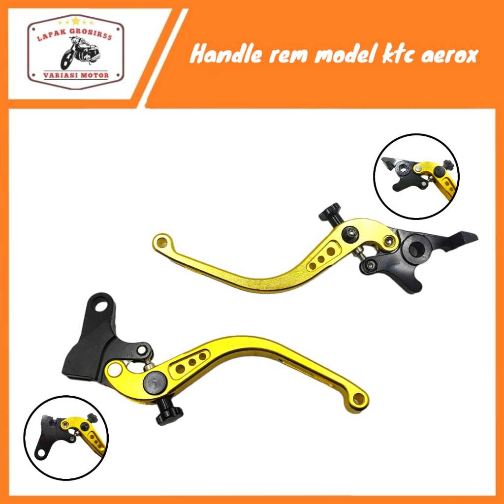 Jual Handle Rem Tuas Rem Model Ktc Full Cnc Satu Set Pnp Aerox Lexi Shopee Indonesia