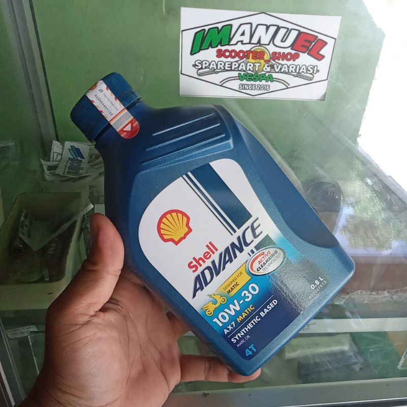 Jual Oli Mesin Motor Matic Shell Advance Ax W Ml Original Shopee Indonesia