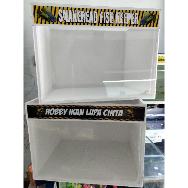 Jual AQUARIUM CHANA bahan pvc dan akrilik ukuran 20*15*15 plus tutup ...