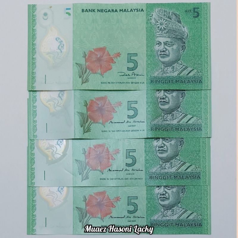 Jual Koleksi Malaysia Ringgit Pecahan 5 Ringgit Polymer | Shopee Indonesia