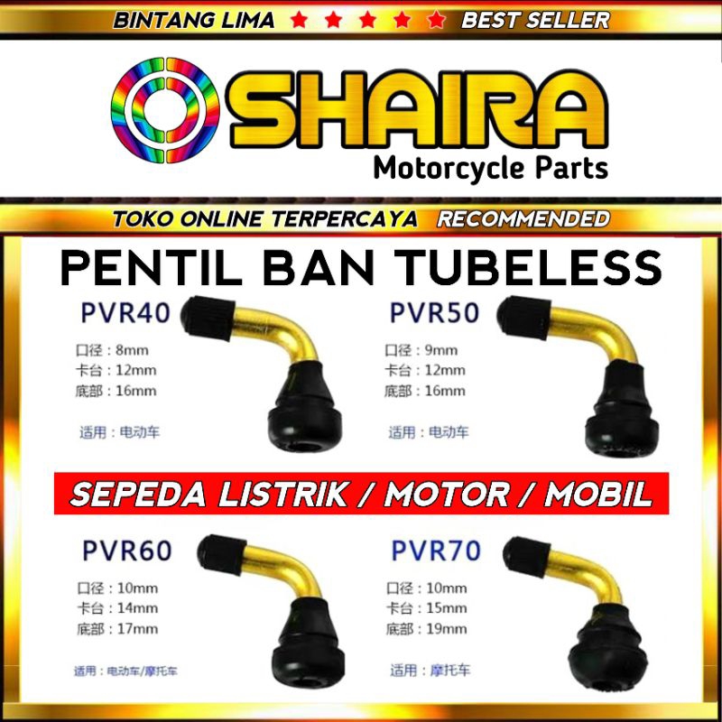 Jual Pentil Ban Tubeless Motor Listrik Sepeda Listrik Pentil Tubeless