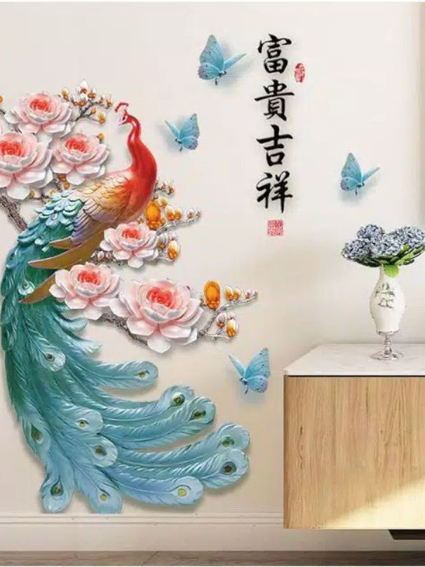 Jual WALL STIKER 3D STICKER DINDING WALL PAPER MERAK | Shopee Indonesia