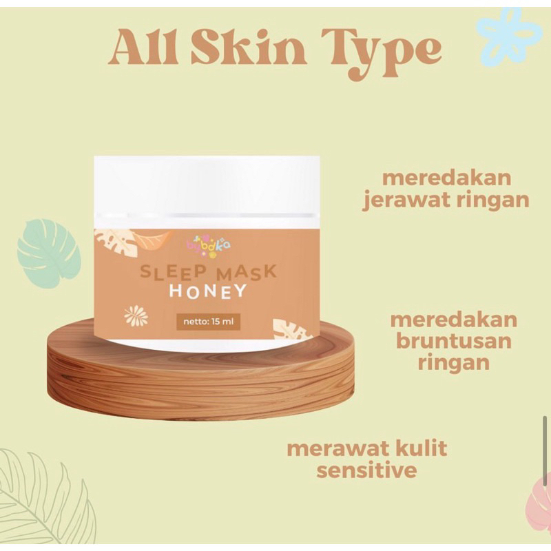 Jual BYBDKA SLEEPING MASK BYBDKA BYBDKA.ID 15ML (SAFFRON, HOlNEY ...