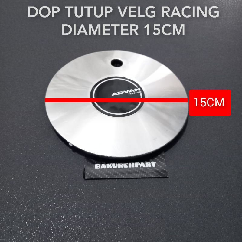 Jual Dop roda tutup velg mobil racing Logo ADVAN racing diameter 15cm ...