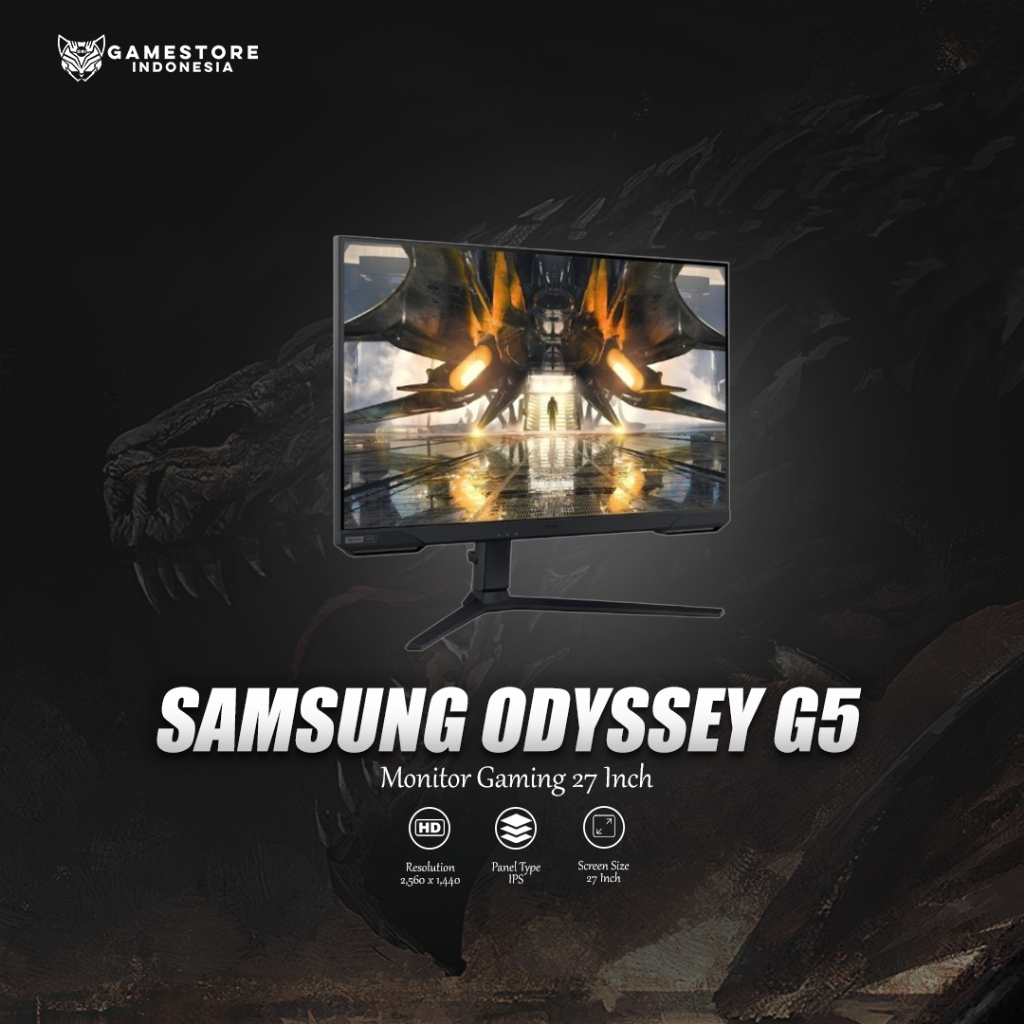 Jual SAMSUNG Odyssey G5 27inch & 32inch G52A IPS QHD 165Hz G-Sync HDR ...