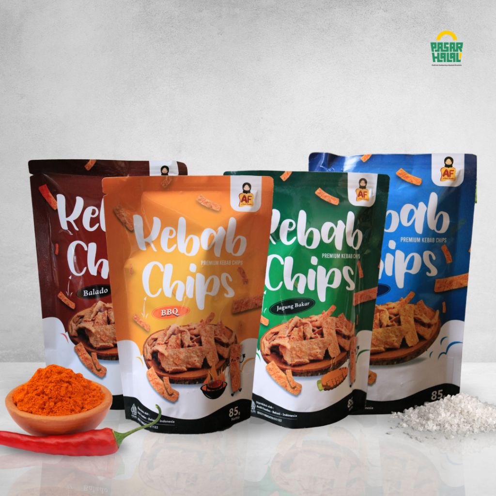 Jual Kripik Renyah Gurih Balado Asin Tortilla Kebab Chips Shopee