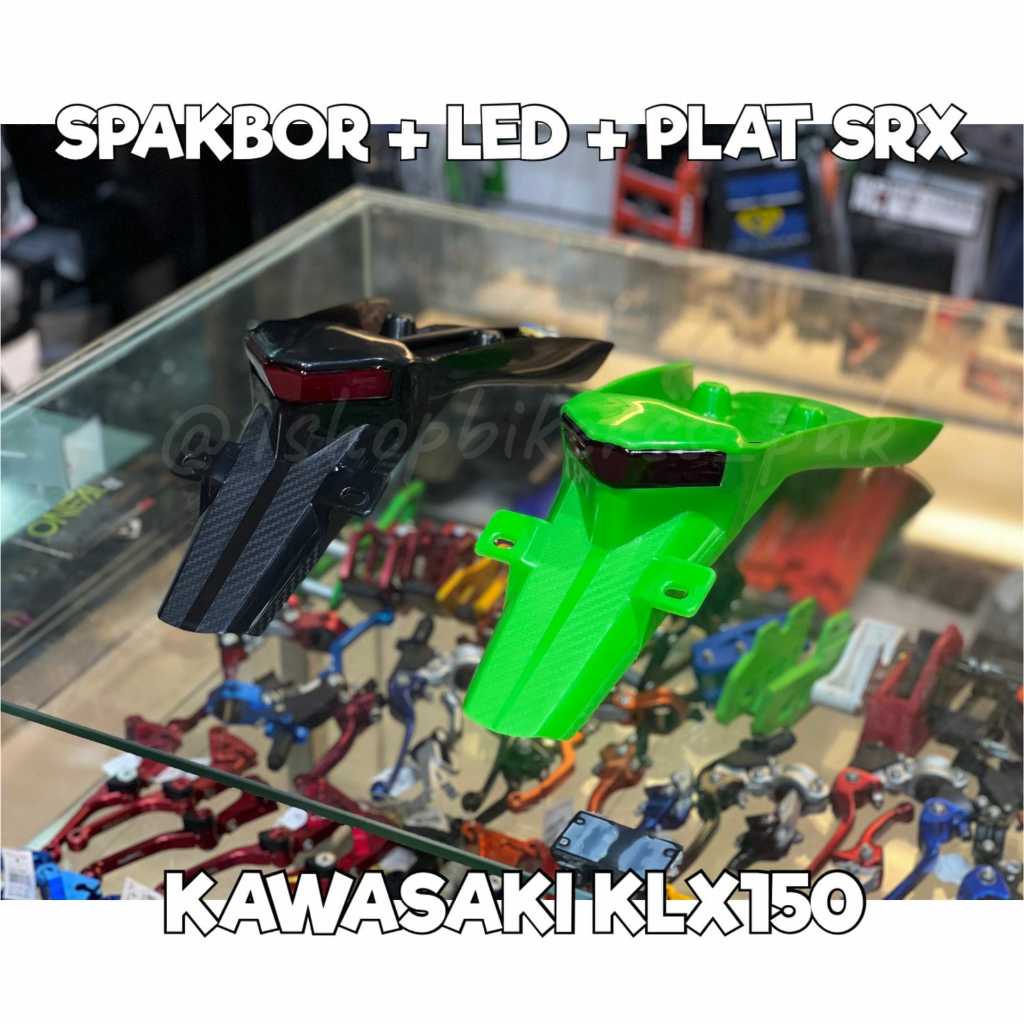 Jual Spakbor Belakang Led SRX + Plat KLX 150, WR155R, CRF 150L | Shopee ...