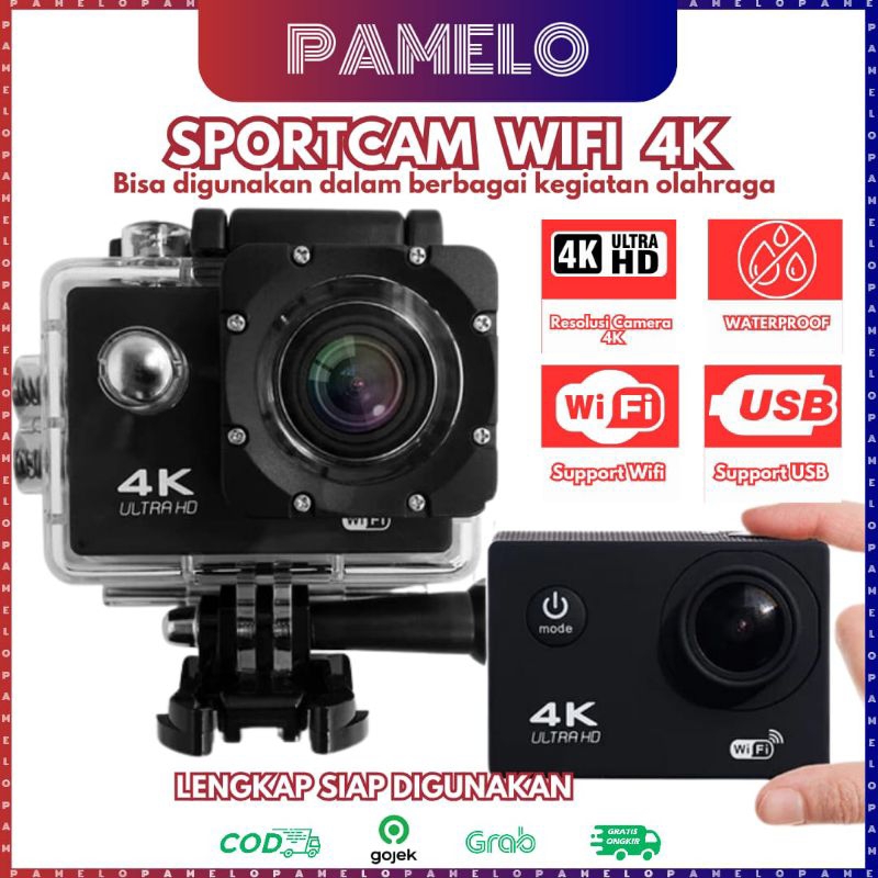 Jual Sport cam 4K Ultra HD WIFI Waterproof Action Camera KOGAN Portable