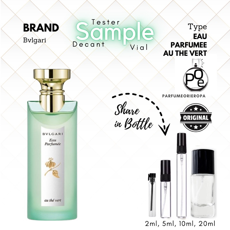 Bvlgari au discount the vert sample