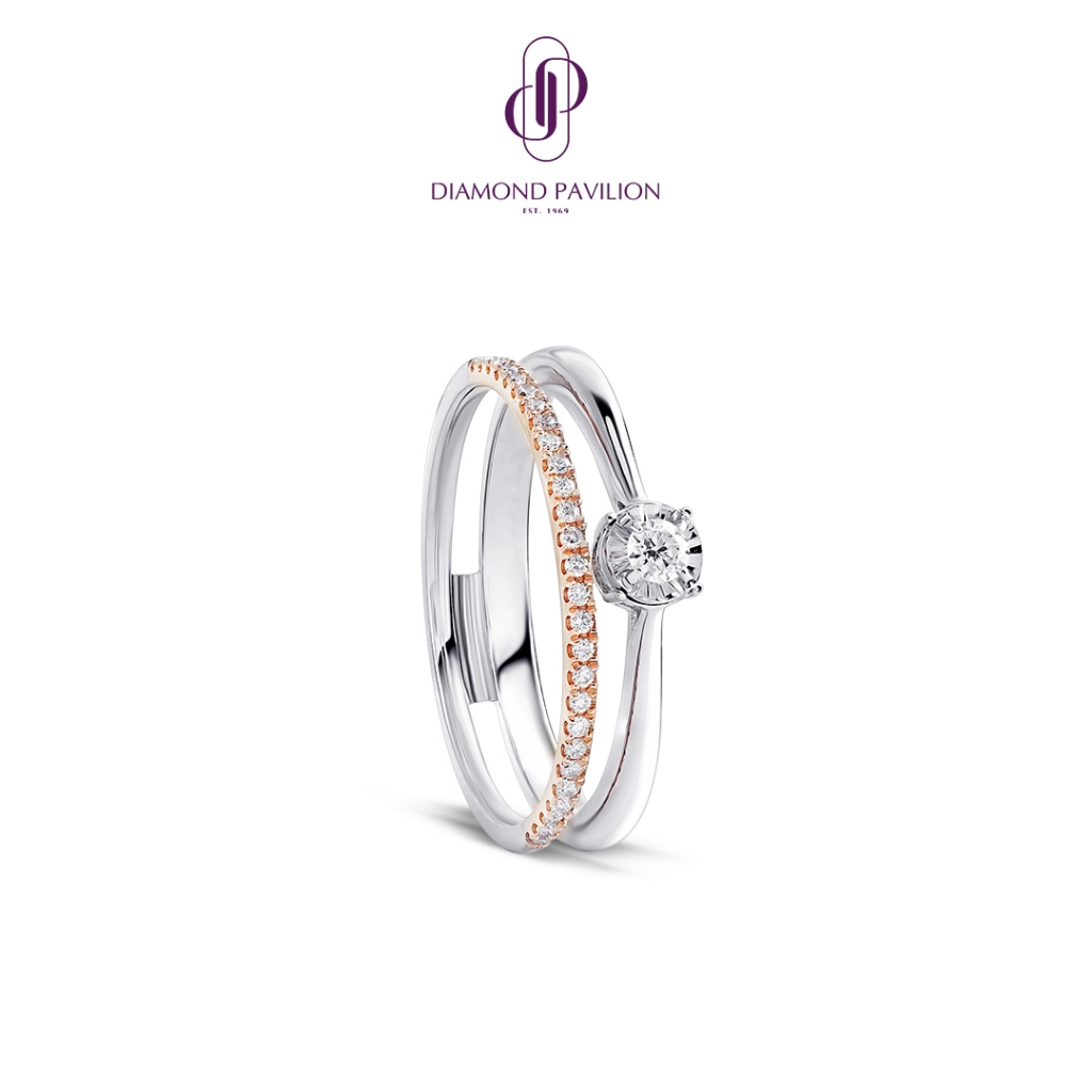 Jual Diamond Pavilion Cincin Emas Batu Berlian Talya Solitaire Shopee