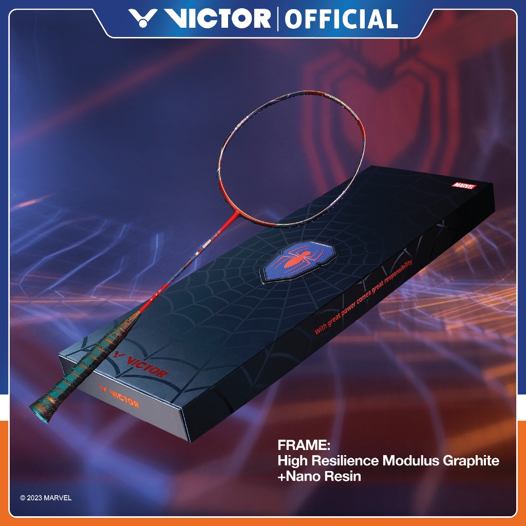 Jual Raket VICTOR X Marvel Spider Man Spiderman D Limited Edition II GB ...